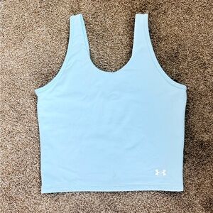 Under Armour “Motion” Women's Sky Blue Crop Tank Top NWT